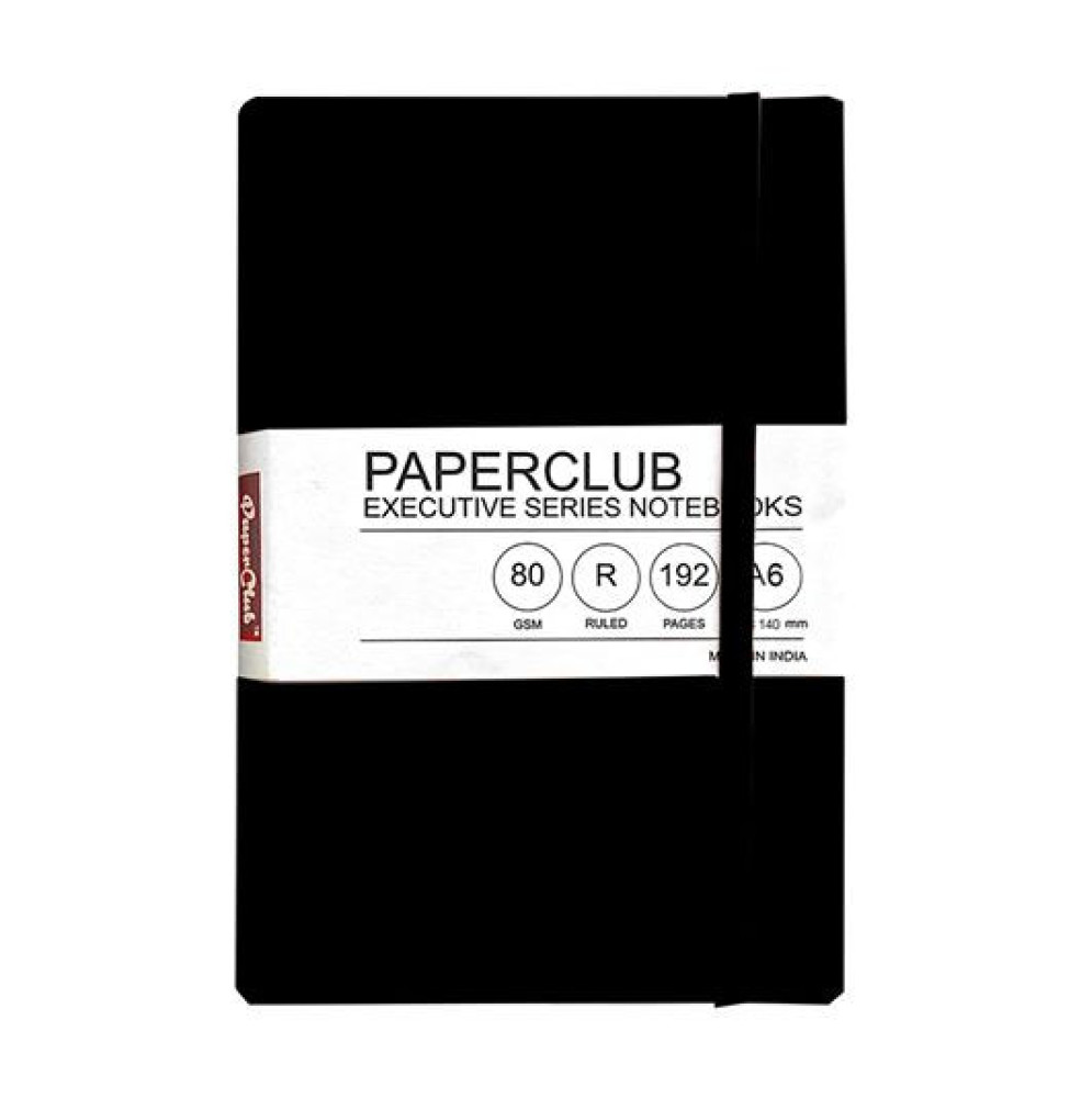 PaperClub Executive NoteBook | 53400 | 192 PAGES | RULED | SIZE : 90mm X 140mm - A6