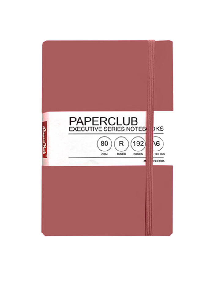 PaperClub Executive NoteBook | 53400 | 192 PAGES | RULED | SIZE : 90mm X 140mm - A6