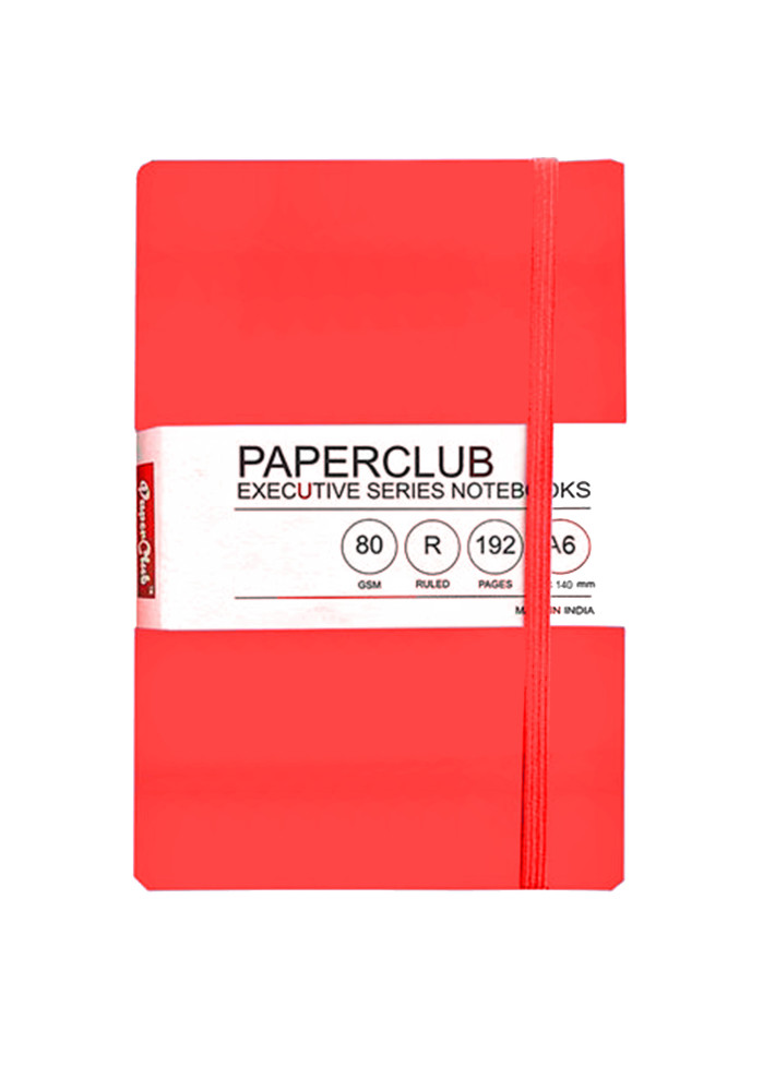 PaperClub Executive NoteBook | 53400 | 192 PAGES | RULED | SIZE : 90mm X 140mm - A6